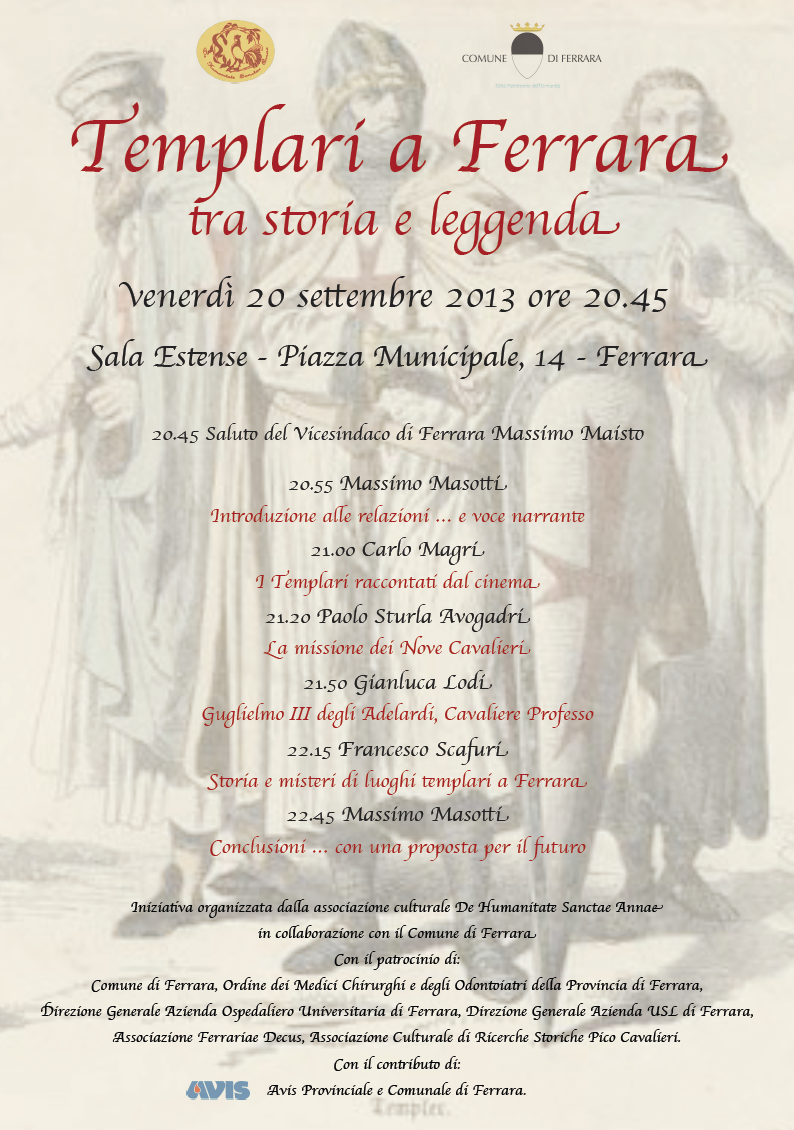 Templari a Ferrara tra storia e leggenda