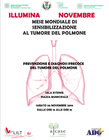 28 novembre 2019 - UN INCONTRO ALLA SALA ESTENSE PER PARLARE DI TUMORE AL POLMONE