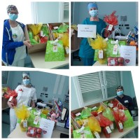 UOVA, MELE, COLOMBE, DOLCI E CAFFE’ PER GLI OPERATORI SANITARI: GRAZIE FERRARA!