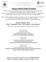 Venous updates from the World