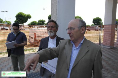 13 giugno visita cantiere s.giorgio cona esterno piano terra Tiziano Carradori Nino Basaglia (1).JPG