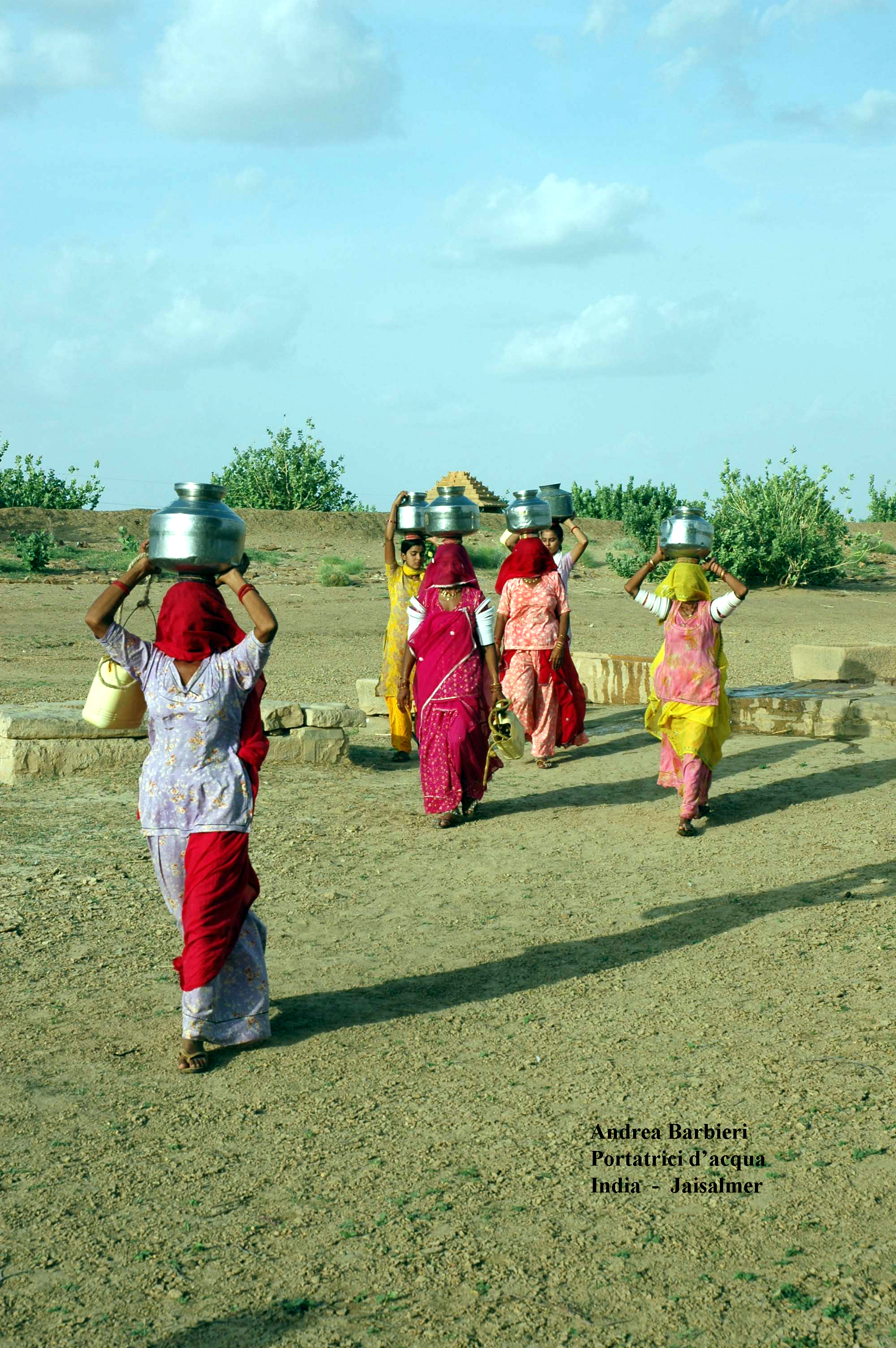 Portatrici d'acqua - India Jaiasalmer