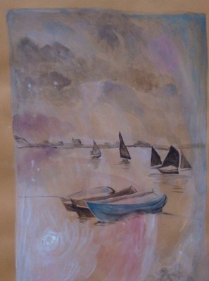 Manet 'The beach at Sainte-Adresse'