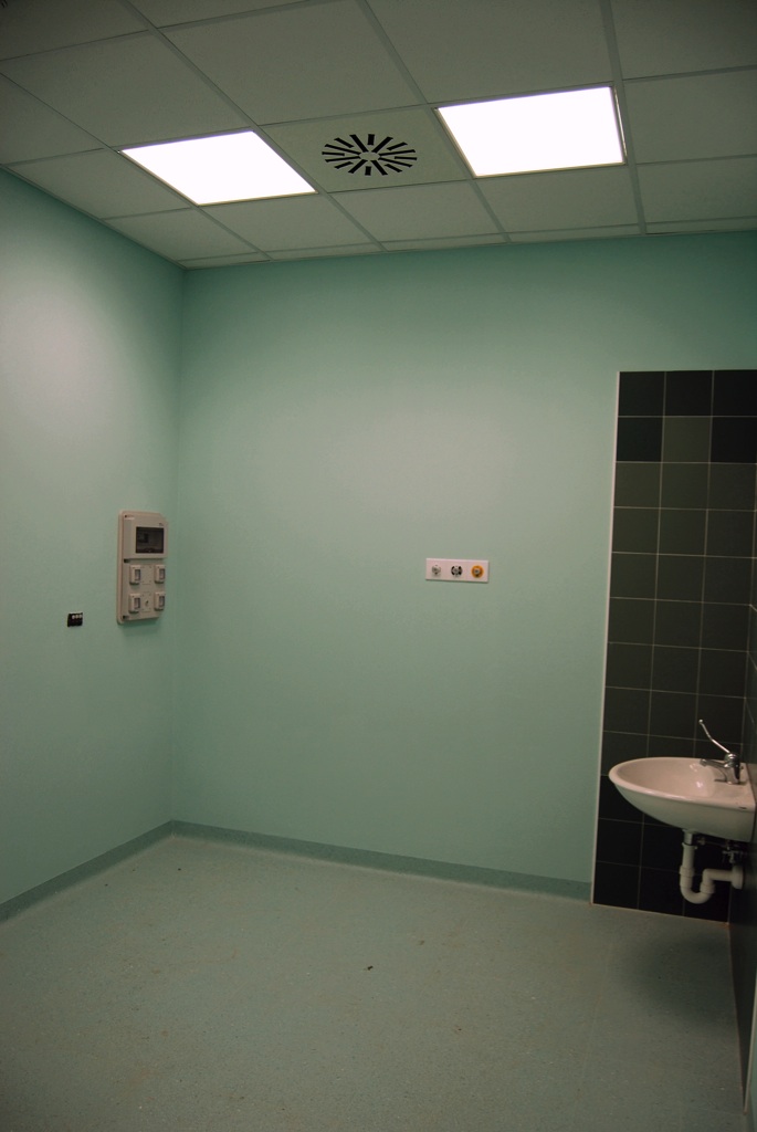 Spogliatoio pazienti in radiologia