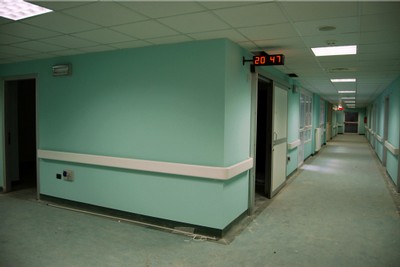 Corridoio per personale tecnico radiologia