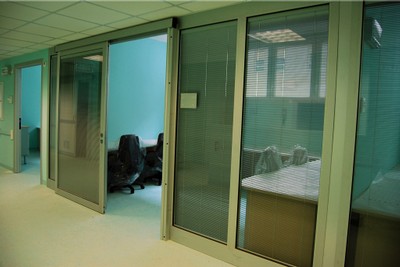 Corridoio degli studi dei tecnici di radiologia