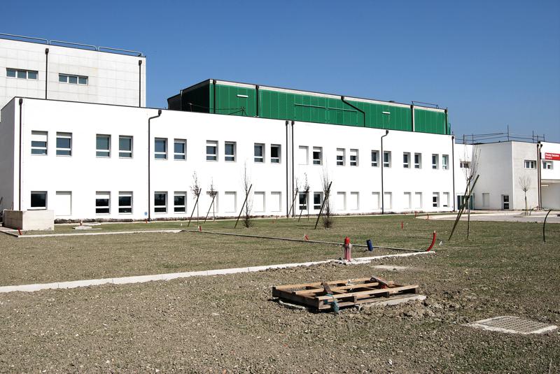 Vista esterna dell'ospedale