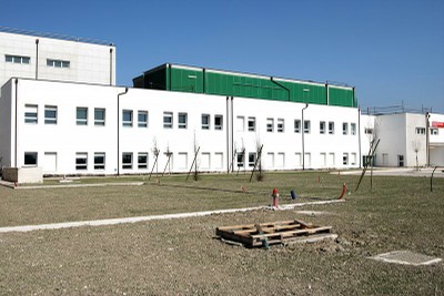 Vista esterna dell'ospedale