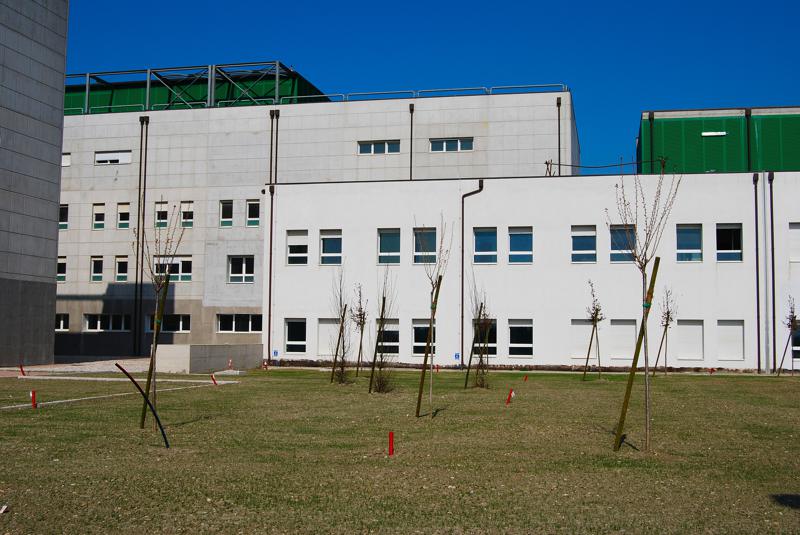Vista esterna dell'ospedale