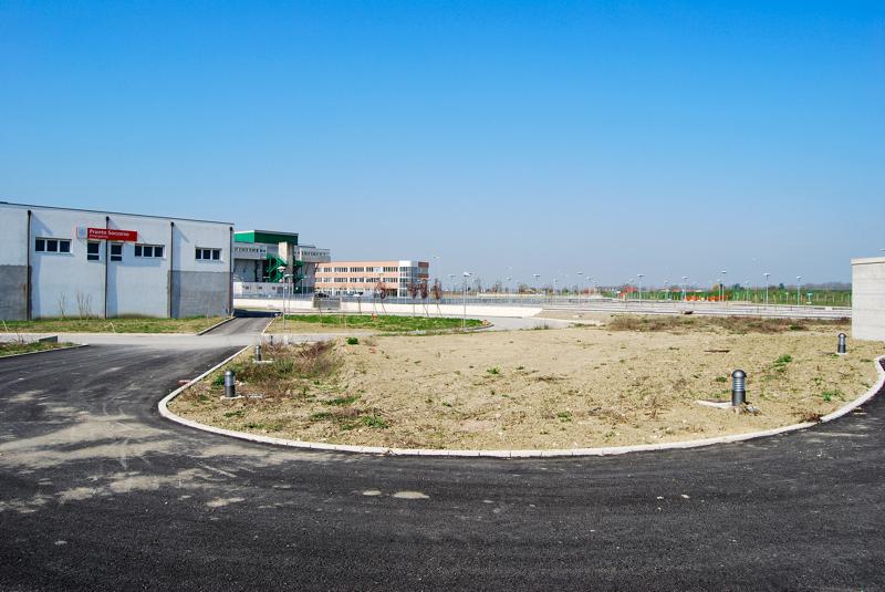 Strada dell'eliporto dell'ospedale