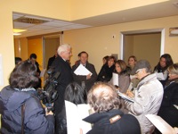 Prima visita al cantiere del Direttore Rinaldi